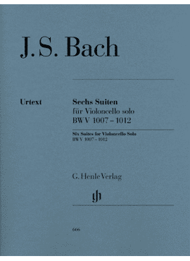 Six Suites BWV 1007-1012 for Violoncello Solo